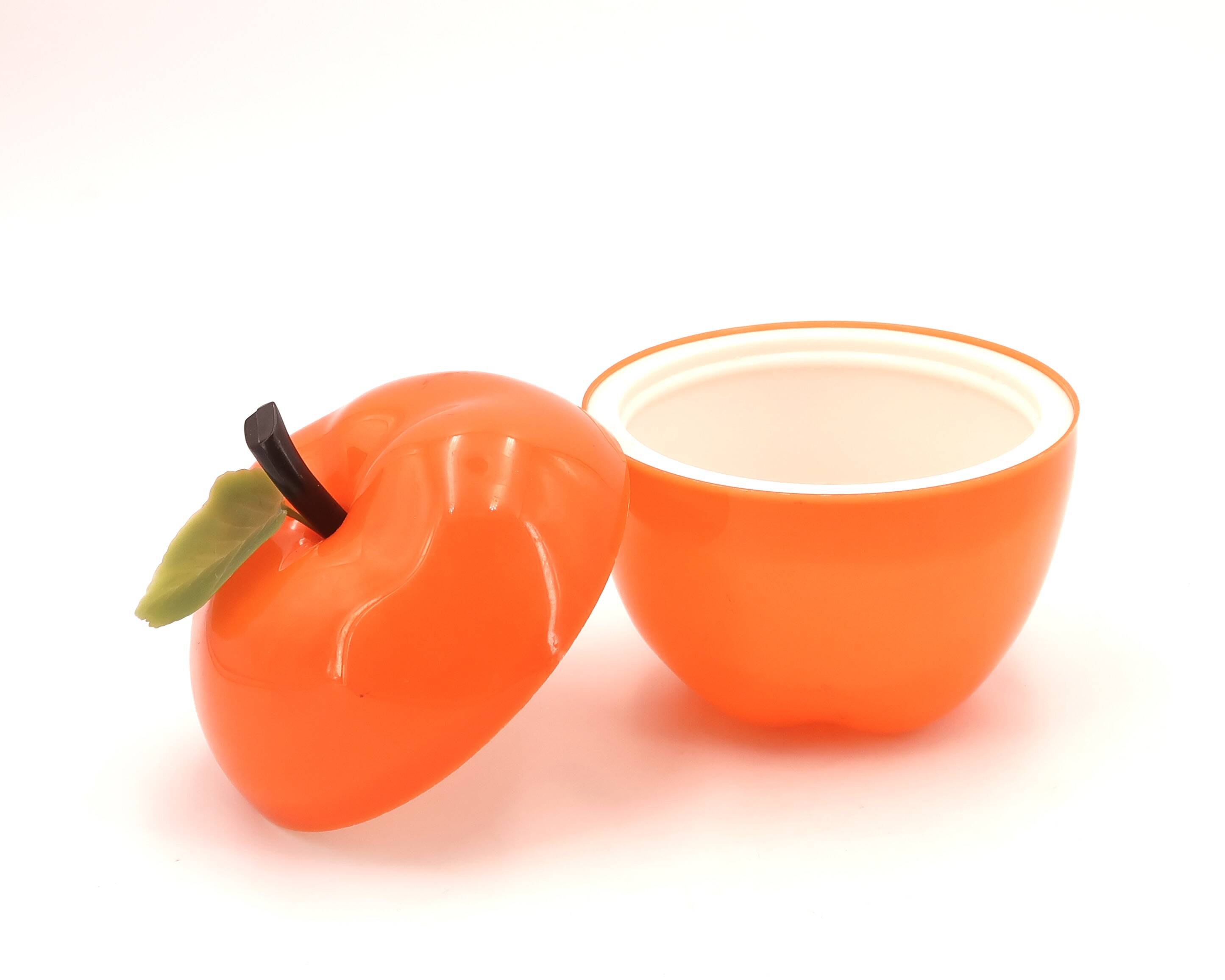 Apple orange ice bucket, 1970s