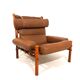 Arne Norell Inca chair with ottoman for Norell AB