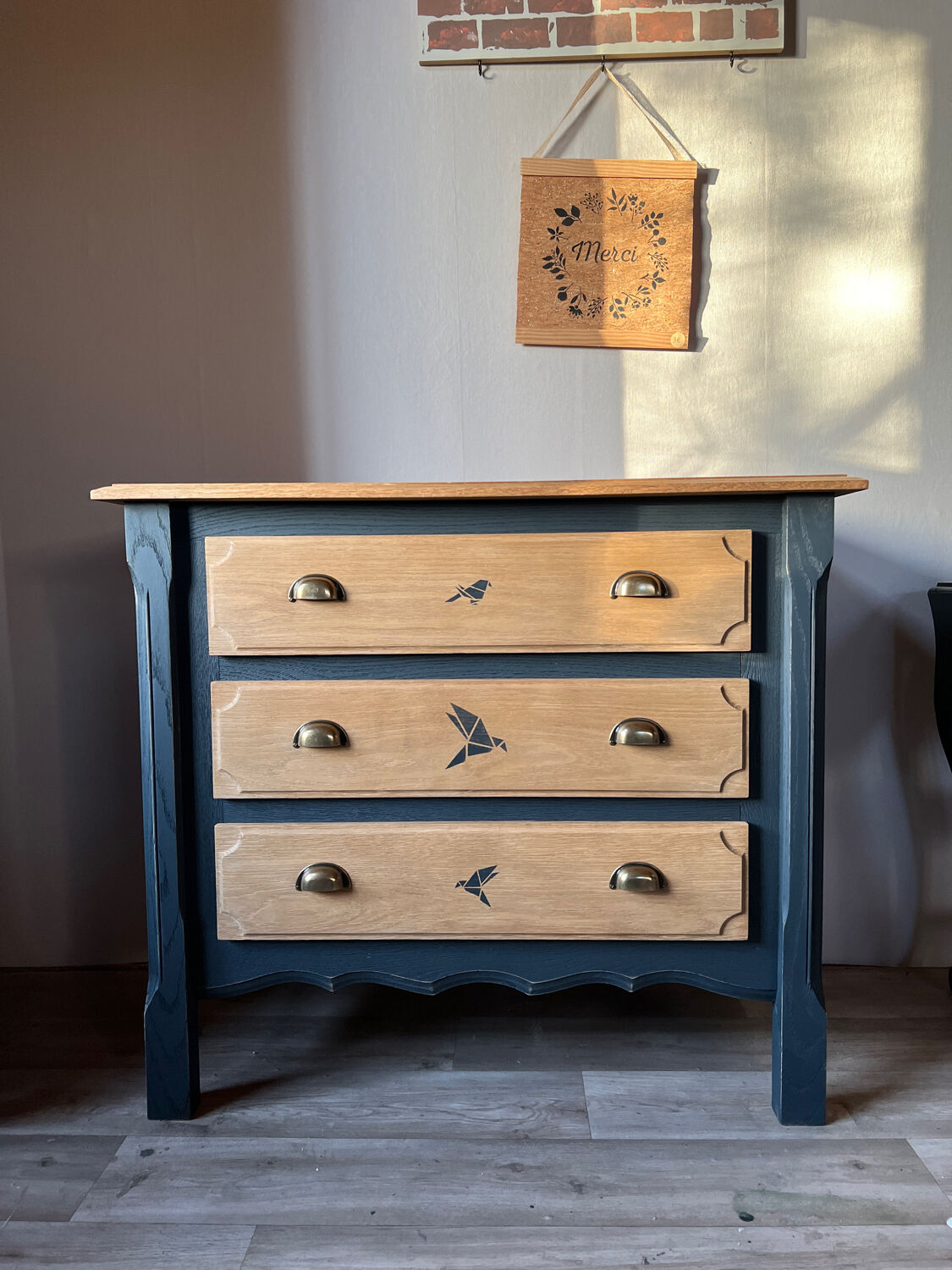 Restyled chest of drawers