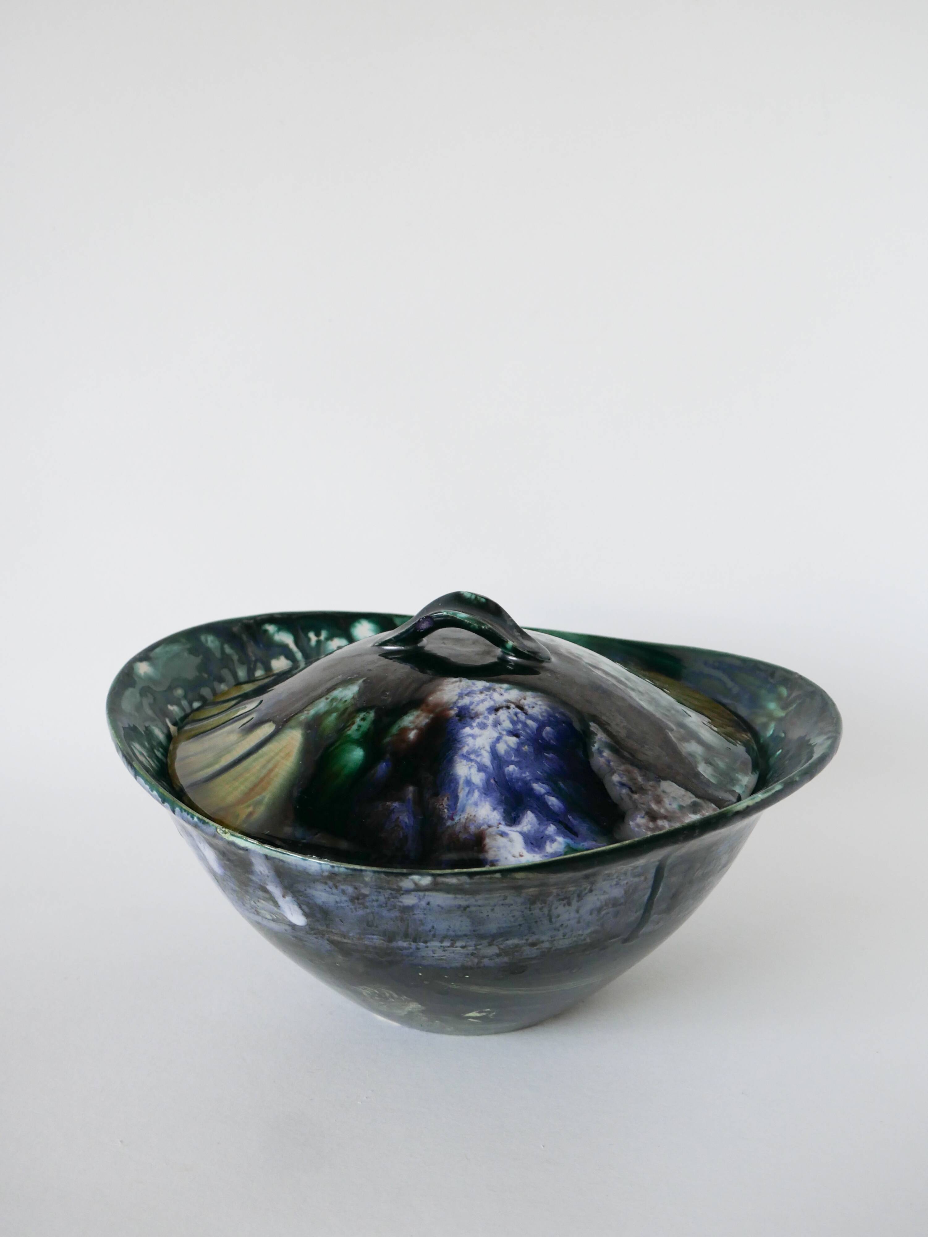 Ceramic soup tureen from Morvan, 1970