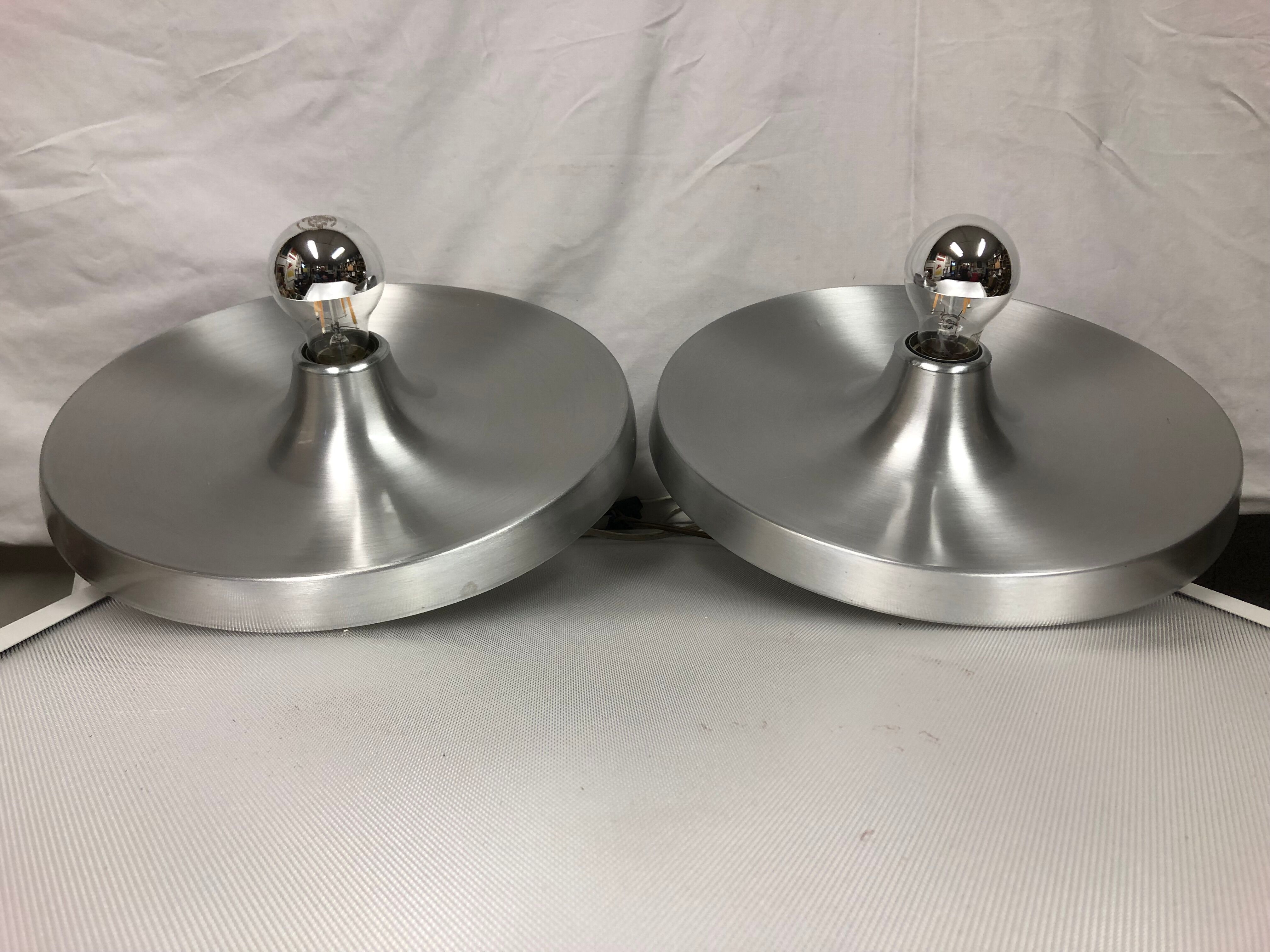 Pair sconces, Flush Light, Germany 1960-70