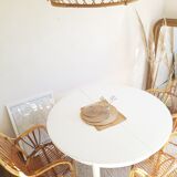 Scandinavian extendable table with butterfly extensions