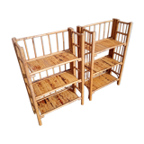Bamboo shelves
