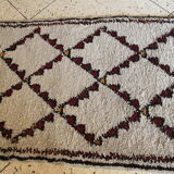 Former Berber carpet Beni Ouarain of the Moroccan Middle Atlas 135x81cm
