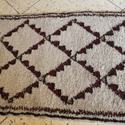 Former Berber carpet Beni Ouarain of the Moroccan Middle Atlas 135x81cm