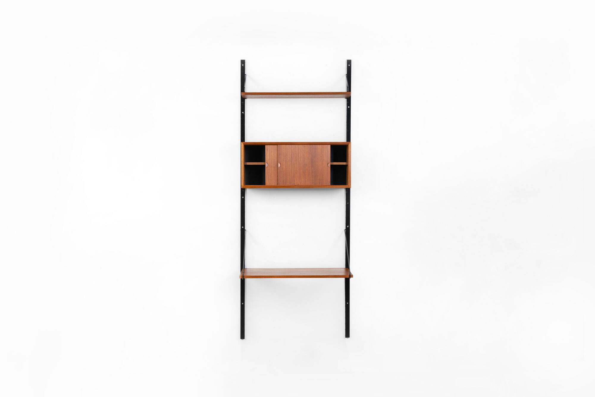 Wall unit + desk by Poul Cadovius for Royal System, Denmark
