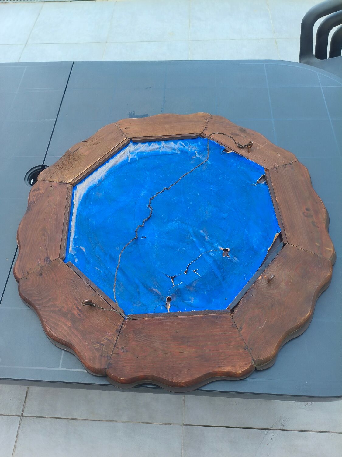 Miroir biseauté vénitien octogonal