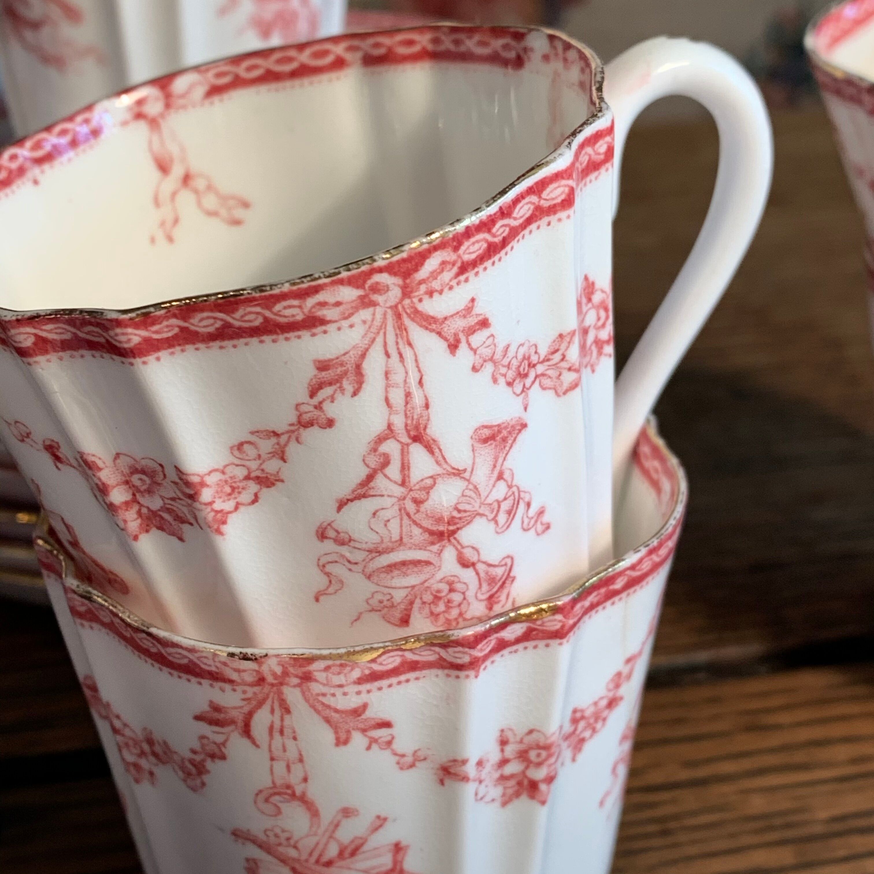 Porcelain mocha service