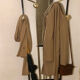 Vintage wall coat rack 1960