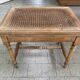 Table basse en bois et canage