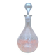 Engraved glass carafe from the 1950s