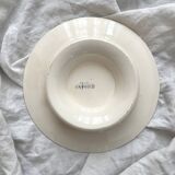 Low ironstone fruit bowl "Oxford" Choisy le Roi