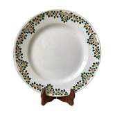 Round earthenware dish New Givors model "Rita" 30s