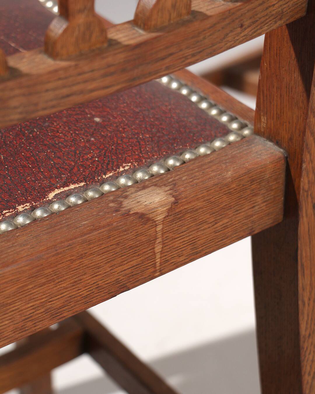 4 Art Deco Oak chairs