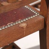 4 Art Deco Oak chairs