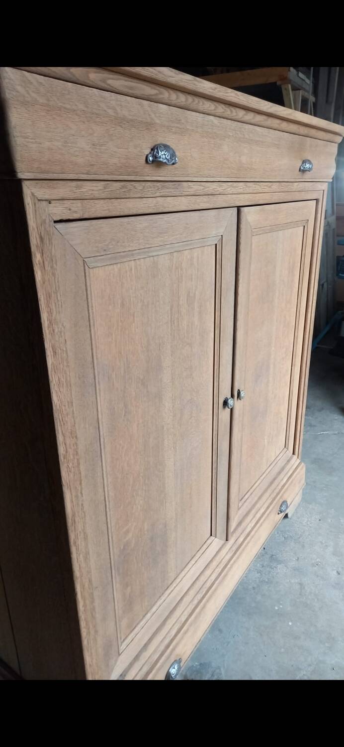 19th-century solid oak Parisian buffet