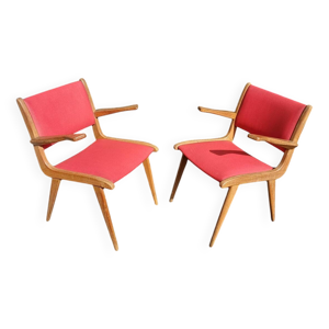 Paire de fauteuils vintage