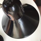 Adjustable black metal Aluminor desk lamp