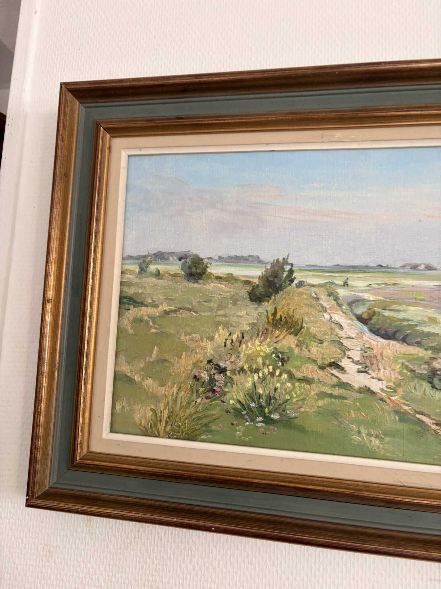 Oil Painting Landscape Rural Impressionist Signed Deloison