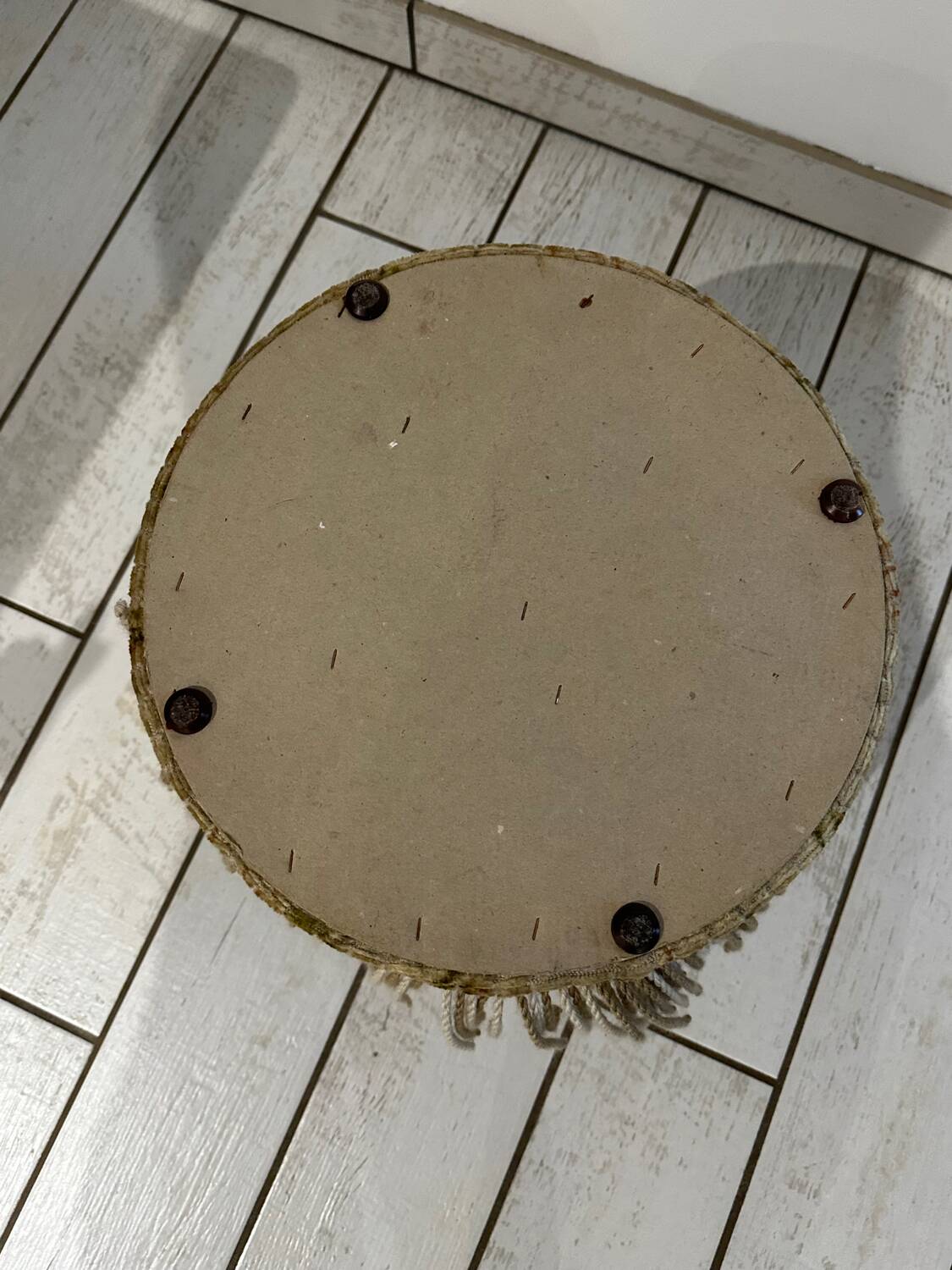 Vintage toad footstool