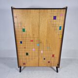 Vintage Wood Wardrobe, 1960s