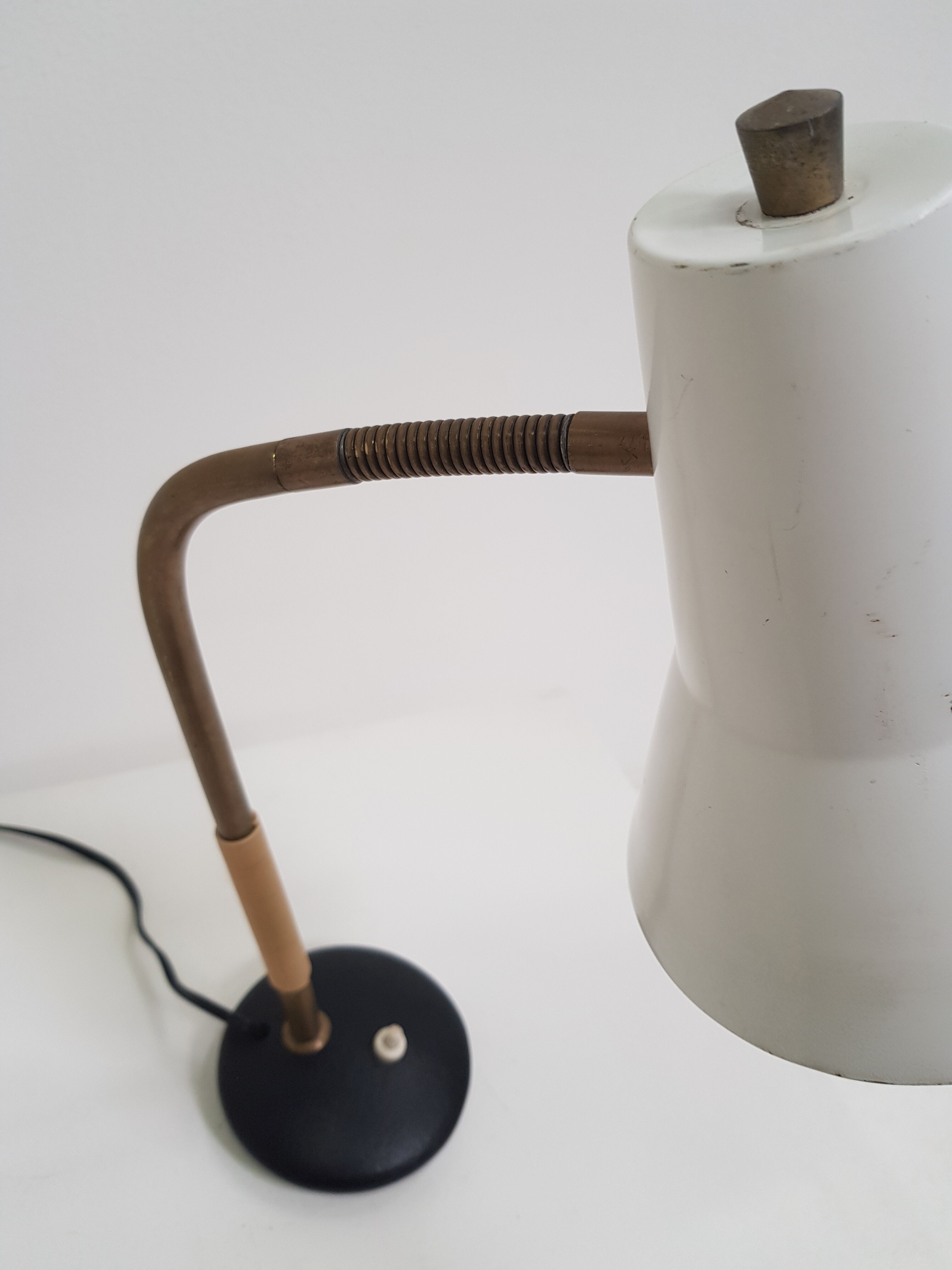 Vintage brass desk lamp