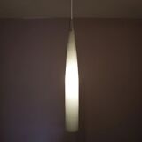 Alessandro Pianon hanging lamp in grey glass for Vistosi, Italy 1960