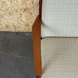 60s 70s teak sofa couch 2er Grete Jalk for Glostrup danish design 60s