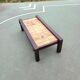 Ceramic coffee table with herbarium pattern