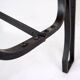 Industrial Bistro Table in Wood and Wrought Iron -
