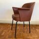 Fauteuil 1960 simili cuir imitation croco