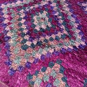 Tapis Marocain violet - 208 x 425 cm
