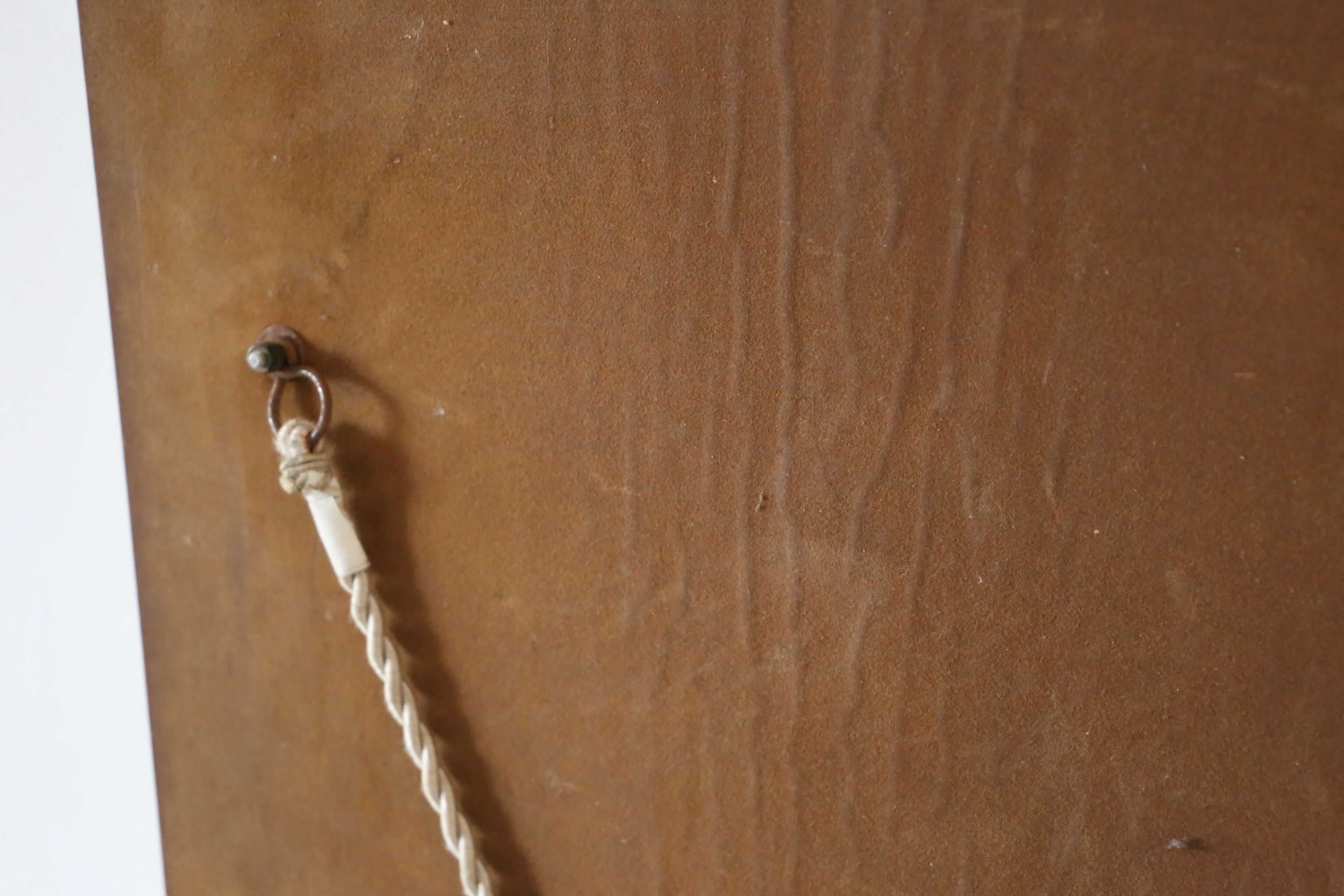 Bevelled, chiseled, antique, art deco wall mirror