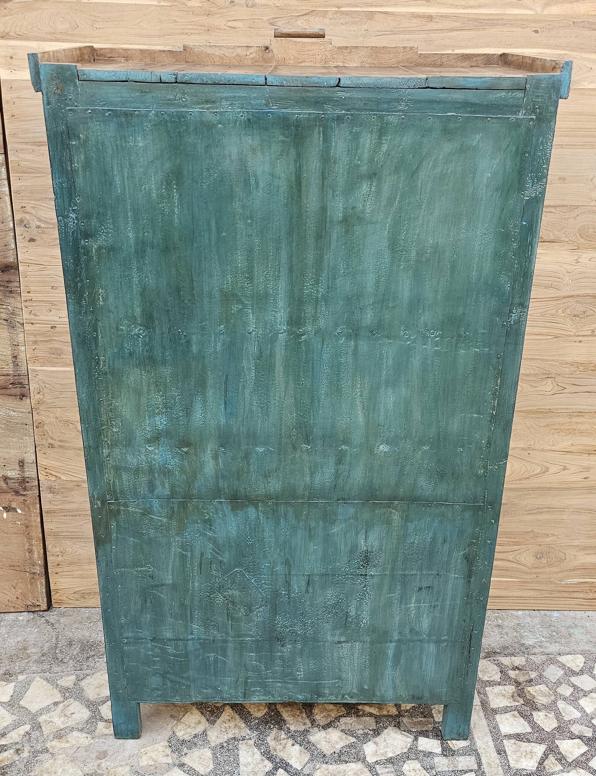 Antique Art Deco sideboard in Burmese teak