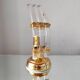 Lampe en verre vintage 1970
