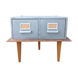 Metal locker coffee table