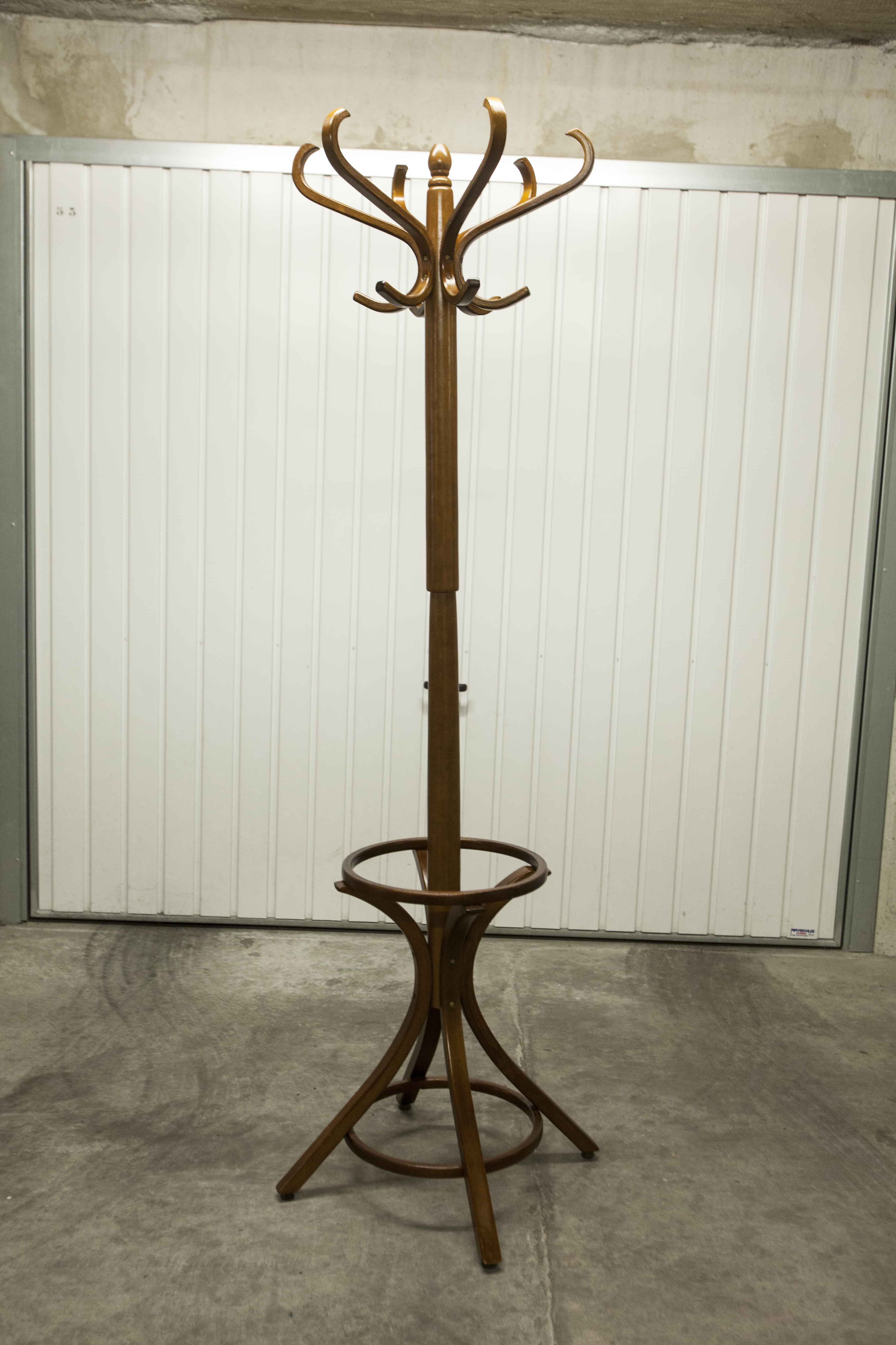 Coat rack rotating parrot Baumann 1960