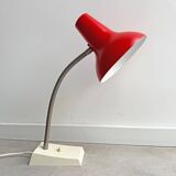 Large Mid Century red SIS desk lamp