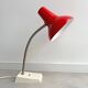 Large Mid Century red SIS desk lamp