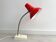 Grande lampe de bureau SIS rouge des années 50.