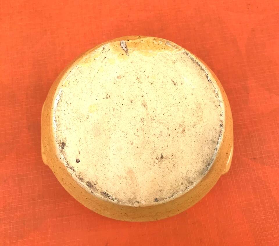 Old glazed terracotta terrine