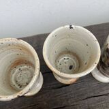 Signed stoneware cups