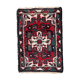 Vintage persian carpet hamadan handmade 43cm x 63cm 1970s