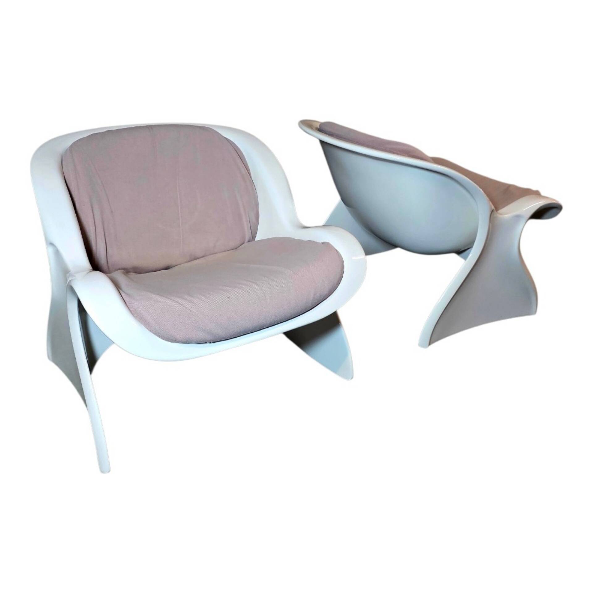 Rare Paire de Fauteuils GN2 par Peter Ghyczy - Circa 1970