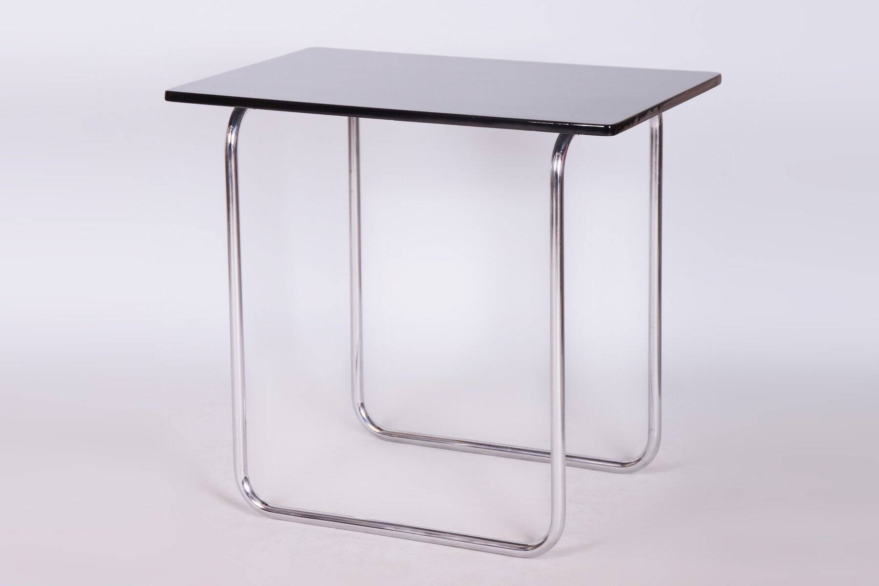 Bauhaus Table in Chrome-Plated Steel by Hynek Gottwald, 1930s
