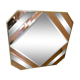 Romeo Rega miroir bicolore 1970