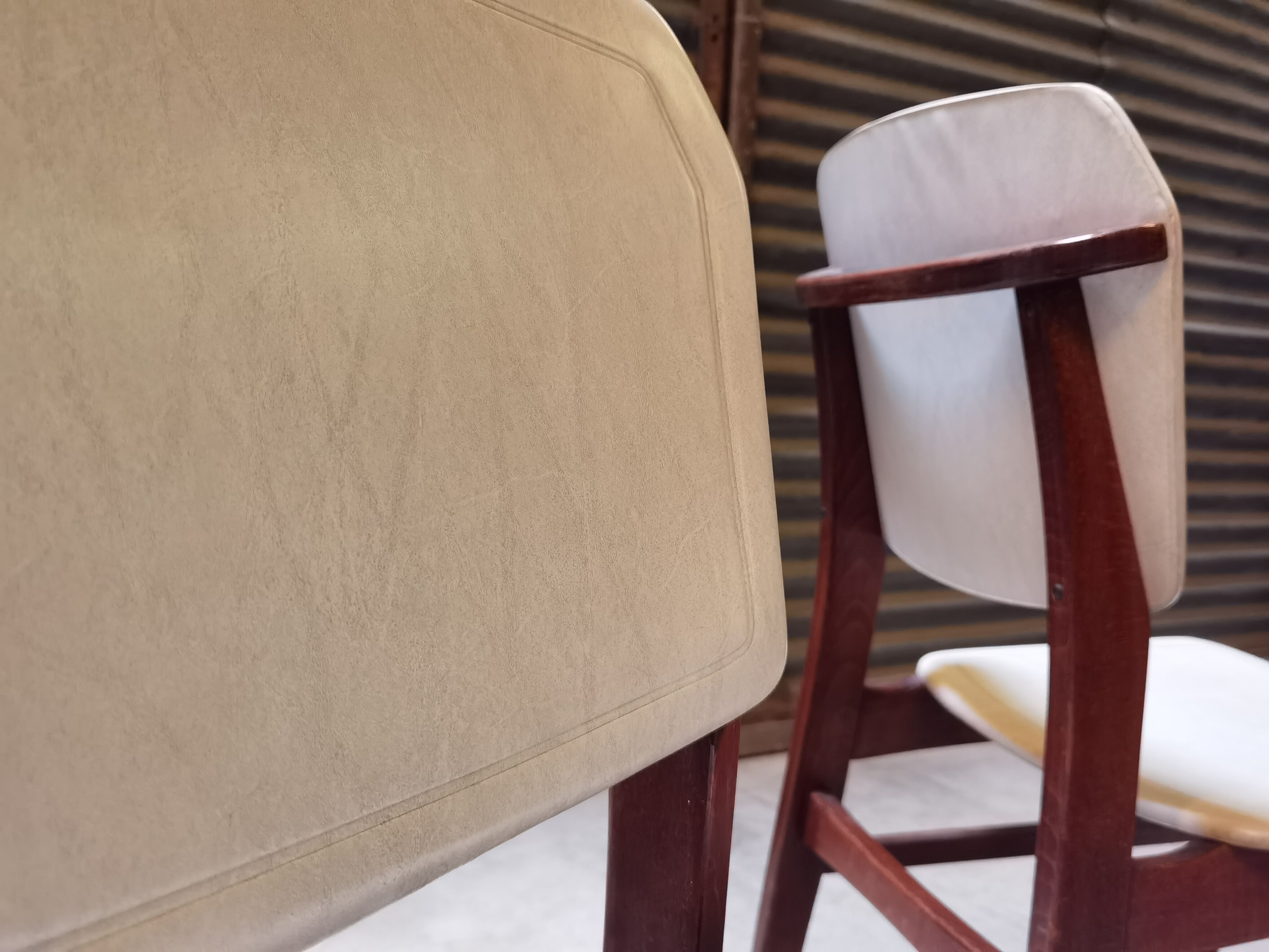 Lot de 4 chaises allemande Kondor Möbelwerk 1960