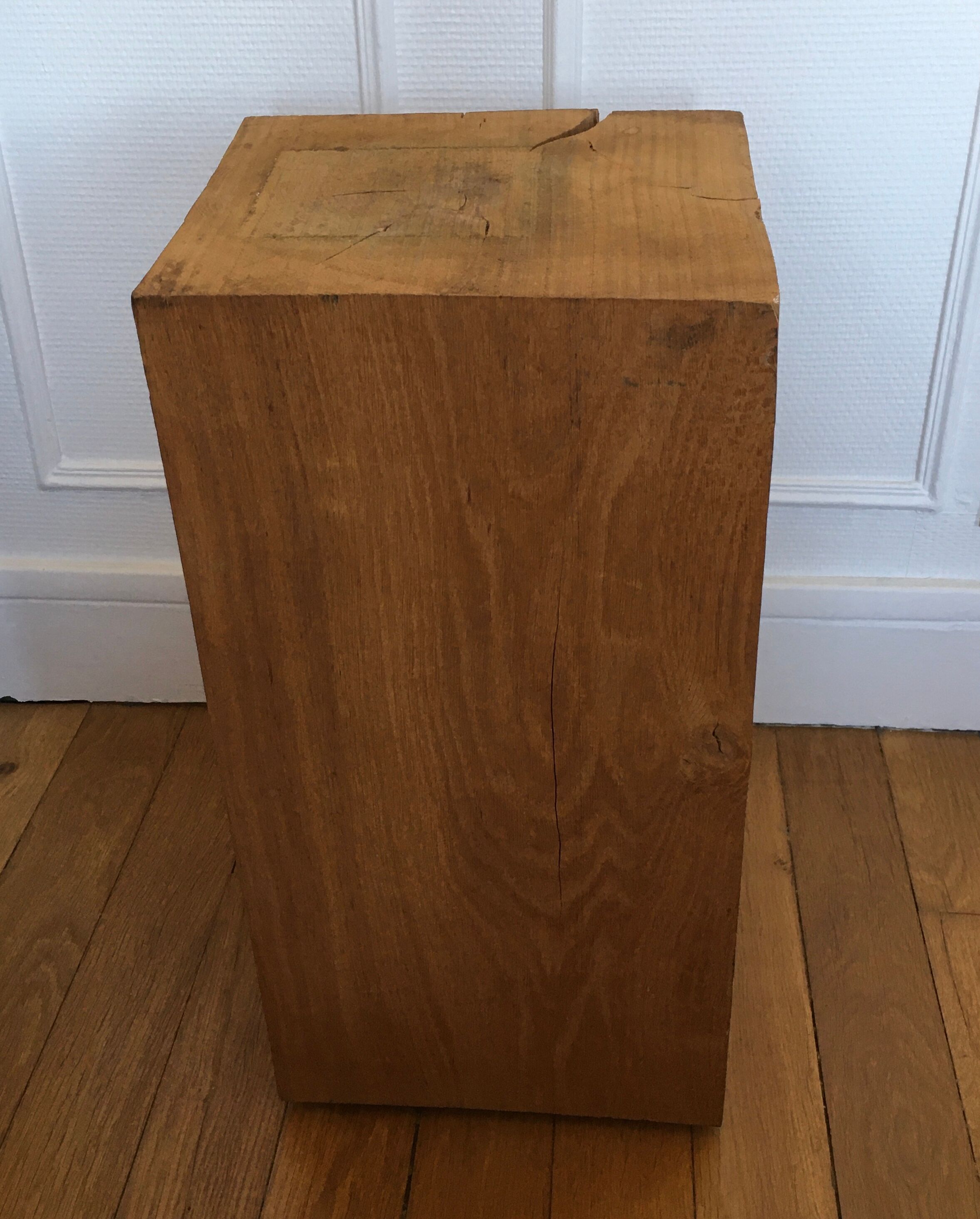 Merlin solid oak sofa end