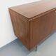Vintage modernist enfilade in rosewood and chrome metal from the 60s and 70s.