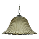 Suspension vintage briloner leuchten verre de murano et métal années 1970